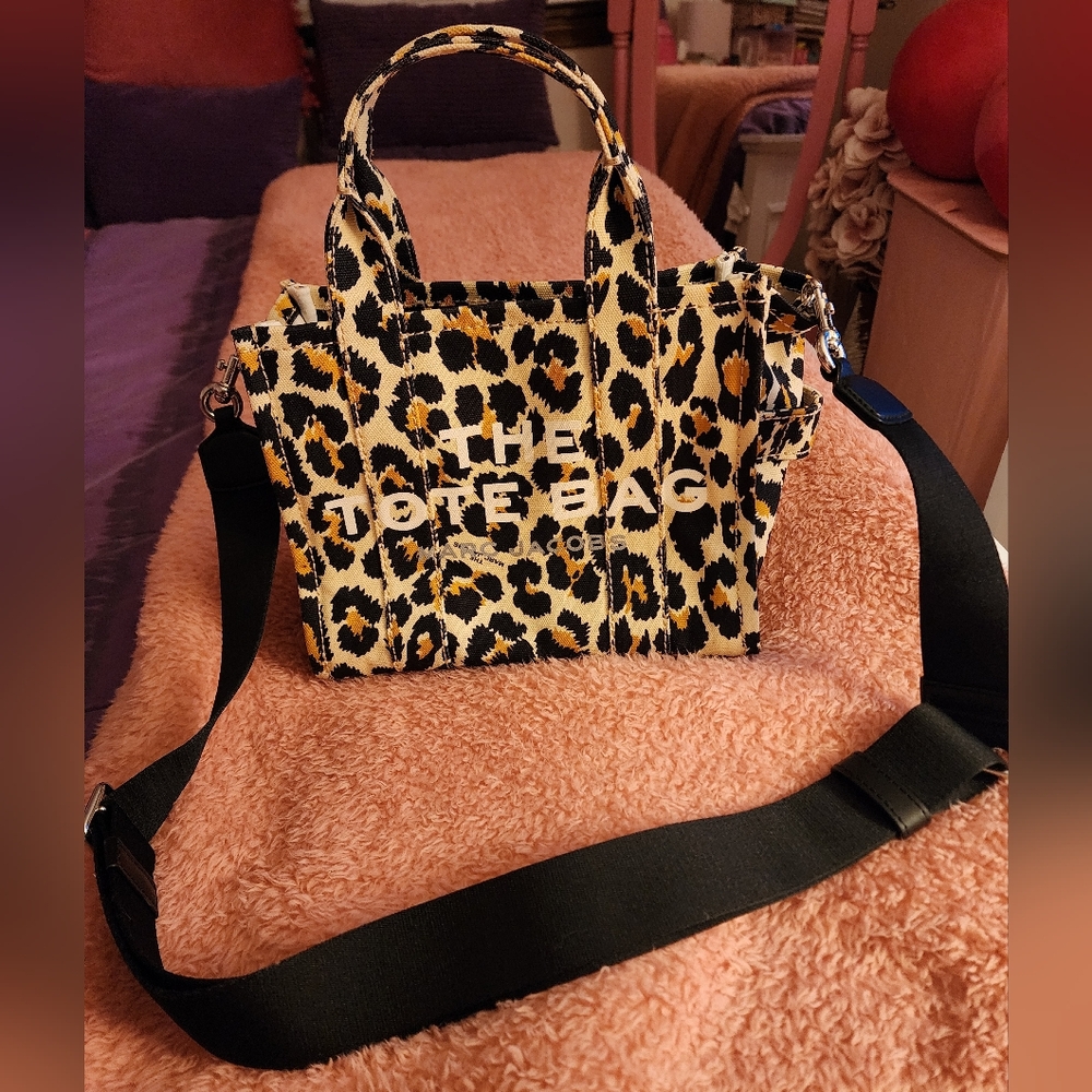 NWOT Marc Jacobs Leopard Print Tote Bag